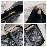 Soft PU Leather Shoulder Bag For Women Bag Diamond Lattice Messenger Bag