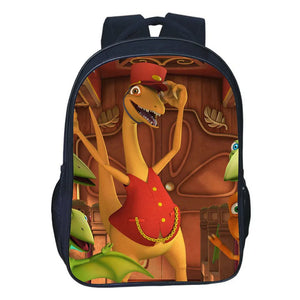3D Printed T. Rex Dinosaur Backpack 16-inch School Bag for Boys and Girls
