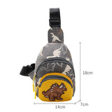 Dinosaur Crossbody Bags Cartoon Purses Canvas Phone Bags