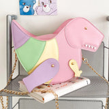 Dinosaur Rivets Women's Shoulder Chain Bag Tote