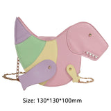 Dinosaur Rivets Women's Shoulder Chain Bag Tote