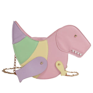 Dinosaur Rivets Women's Shoulder Chain Bag Tote