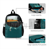 Dino Hiking Backpack Waterproof Camping Travel T Rex Triceratops Minimalist
