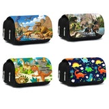 Dino Print Cosmetic Cases Pencil Box Boys Girls T. Rex Pencil Bags