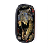Dinosaur Print Cosmetic Cases Pencil Box Boys Girls T. Rex Pencil Bags