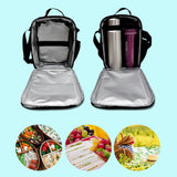 Dinosaur Print Kids Lunch Bag Insulated Lunchbox Small Cooler Bag for Boys