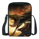Dinosaur Shoulder Bag Casual Messenger CrossBody Rucksack