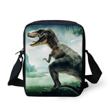 Dinosaur Style Pattern Kids Messenger Bag Shoulder Bag
