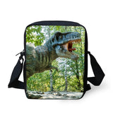 Dinosaur Style Pattern Kids Messenger Bag Shoulder Bag