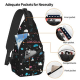 Dino Variety Sling Chest Bag for Men