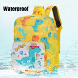 Dino Cartoon School Bags Girls Kids Waterproof Bookbags Teenager