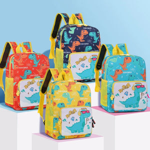 Dino Cartoon School Bags Girls Kids Waterproof Bookbags Teenager