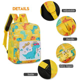 Dino Cartoon School Bags Girls Kids Waterproof Bookbags Teenager