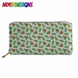 Dinosaurs Wallet for Credit Cards Portable Fairy PU Leather Purse Animals Wallet