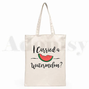 Dirty Dancing Hip Hop Cartoon Print Shopping Bag