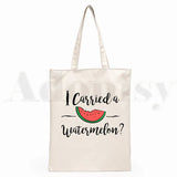 Dirty Dancing Hip Hop Cartoon Print Shopping Bag