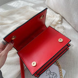 Women's Shoulder Bag Stitching Work Messenger Bag PU Shopping Wallet