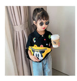 Kids Cartoon Chest Bag Girls Shoulder Sling Crossbody Purse