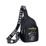 Cartoon Women's Waist Bag Large-capacity Multi-functional Chest Bag