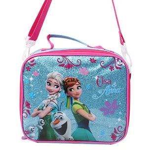 3 Pcs/Set Kids Girls Elsa Princess Schoolbags Boys Backpacks Children School Bag