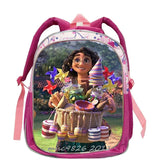 Pink Cartoon Baby Girls Schoolbag For Kindergarten Encanto Waterproof