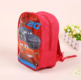 Cartoon Cars kids backpack toy school bag Children's backpack boy girl baby stud