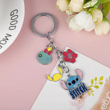 Anime Character Stitch Plush Keychains Movie Characters Car Bag Decoration