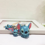 Anime Character Stitch Plush Keychains Movie Characters Car Bag Decoration