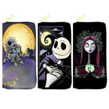 Nightmare Before Christmas Wallet Skeleton Jack Sally Print Clutch
