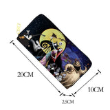 Nightmare Before Christmas Wallet Skeleton Jack Sally Print Clutch