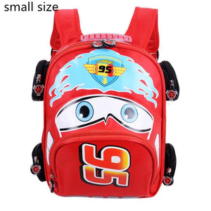 3D Car School Bags Boys Girls Primary School Backpack Kids Kindergarten