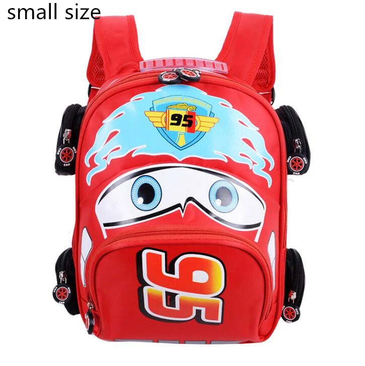 3D Car School Bags Boys Girls Primary School Backpack Kids Kindergarten