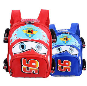 3D Car School Bags Boys Girls Primary School Backpack Kids Kindergarten