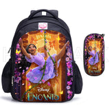 Encanto Kids Backpack Mirabel Madrigal Girls School Bags Students Princess Print