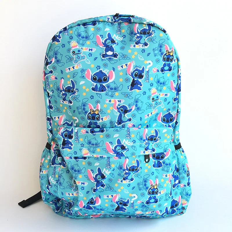 Girls Boys Schoolbag Students Stitch Laptop Backpack Kids School Bags