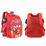 Kids 3D Car Schoolbags Backpacks For Boys 3-12 Cartoon Lightning