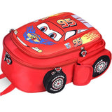 Kids 3D Car Schoolbags Backpacks For Boys 3-12 Cartoon Lightning
