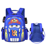 Kids 3D Car Schoolbags Backpacks For Boys 3-12 Cartoon Lightning