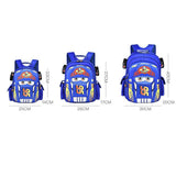 Kids 3D Car Schoolbags Backpacks For Boys 3-12 Cartoon Lightning