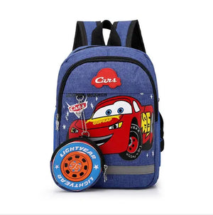Kids 95 Car Backpack Schoolbag Kindergarten Bags Child Cartoon Travel Plush Toy
