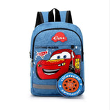 Kids 95 Car Backpack Schoolbag Kindergarten Bags Child Cartoon Travel Plush Toy