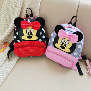 Mickey&Minnie Kids Backpacks Schoolbag Girls Boys