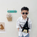 Mickey Children's Waist Bag Boys Girls Chest Bag Large-capacity Messenger