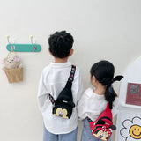 Mickey Children's Waist Bag Boys Girls Chest Bag Large-capacity Messenger