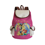 Mermaid Princess Printed Drawstring Backpack Girl School Bag
