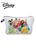 Princess Mermaid Printing Cosmetic Bags Travel Mini Makeup Bag