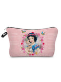 Princess Mermaid Printing Cosmetic Bags Travel Mini Makeup Bag