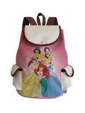 Princess Printed Backpack Sweet Snow Casual Book Bag Large Capacity