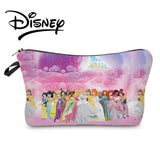 Princess Printed Makeup Bag Cartoon Polyester Cosmetic Bags