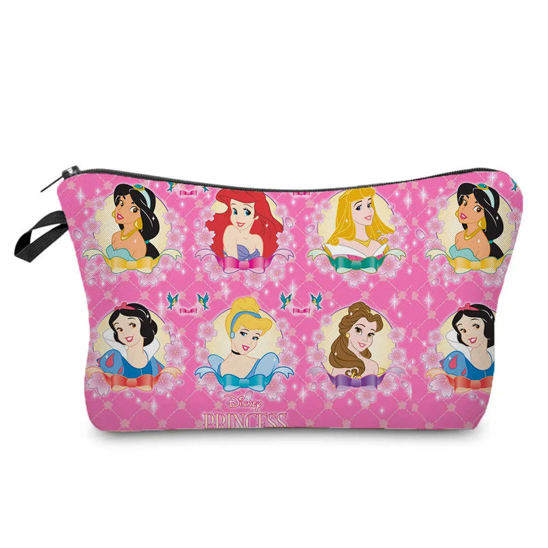 Princess Makeup Bag Organizer Pencil Case Lady Pouch Cosmetic Bag